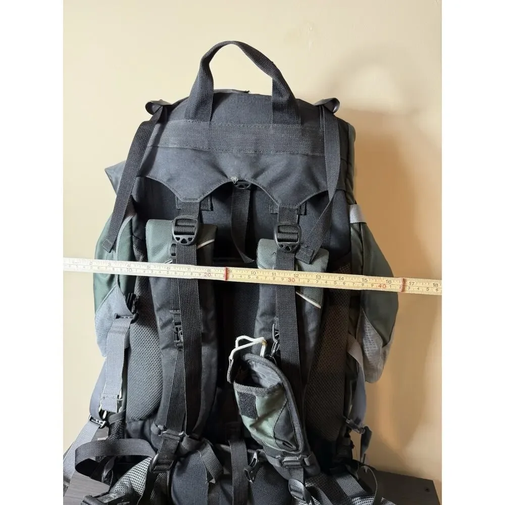 Cabelas 58L Internal Frame Hiking Camping Backpack Detachable Daypack 2 Bladders